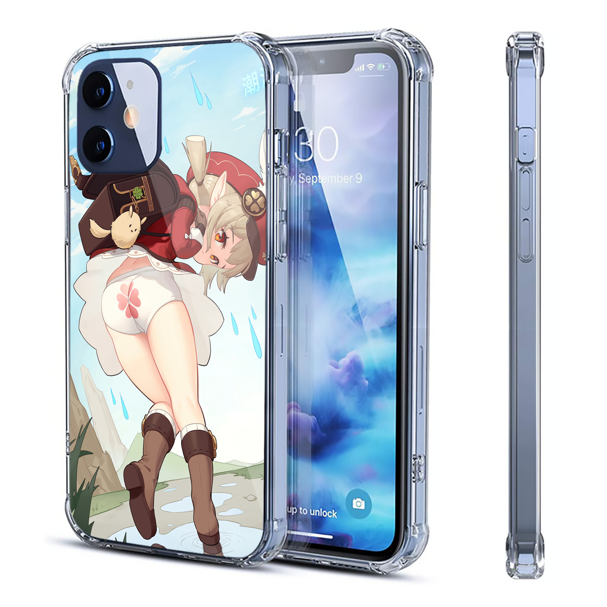 げんし神 genshin 【iPhone 12シリーズ対応】透明スマホケース（クリアソフトケース）